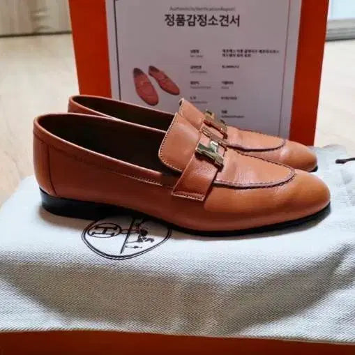 [BUNJANG] Hermès Paris Loafers Gold H Buckle Size 35.5 / 에르메스 파리 로퍼 금장 H 버클 싸이즈 35.5 (정품)