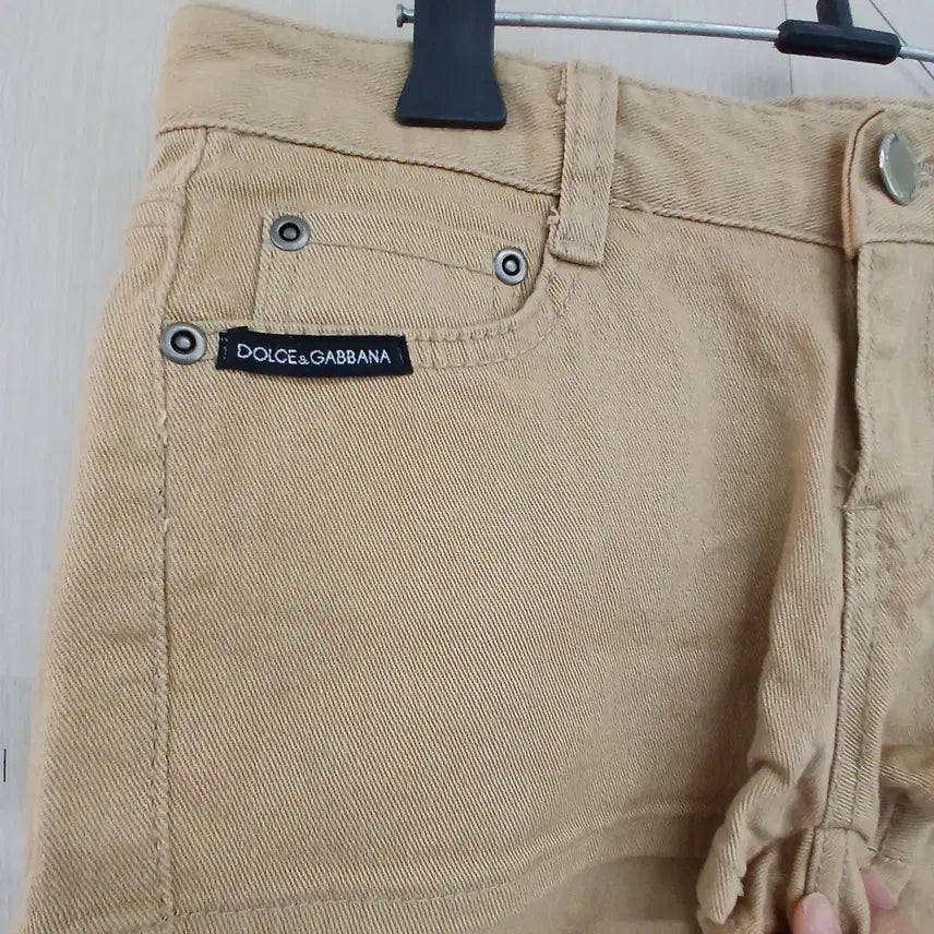 [BUNJANG] Dolce &amp; Gabbana Beige Short Pants / 돌체앤가바나 베이지 반바지 숏팬츠