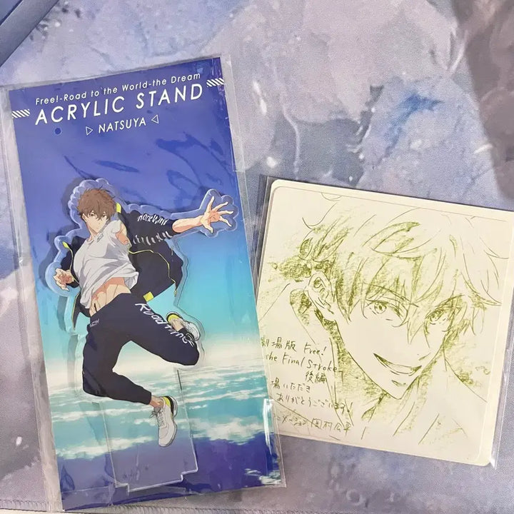 [BUNJANG] Kirishima Natsuya Acrylic Stand &amp; Special Coaster Bundle / Free! 키리시마 나츠야 아크릴 스탠드 특전 코스터 일괄