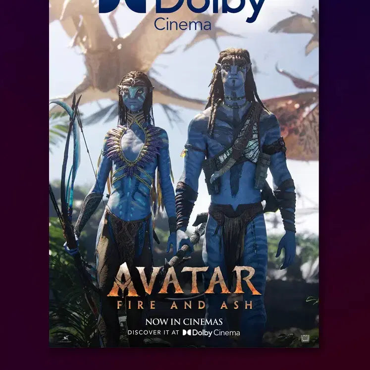 [BUNJANG] Avatar 3 Fire and Ash Dolby Cinema Poster / 아바타3 불과 재 돌비 포스터