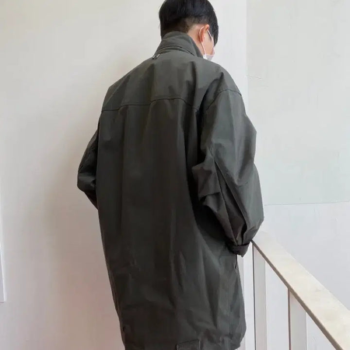 [BUNJANG] Wooyoungmi 22FW Cordura Oversized Jumper / 우영미 22FW 코듀라 오버핏 점퍼 (그레이, 50 / 105-110)