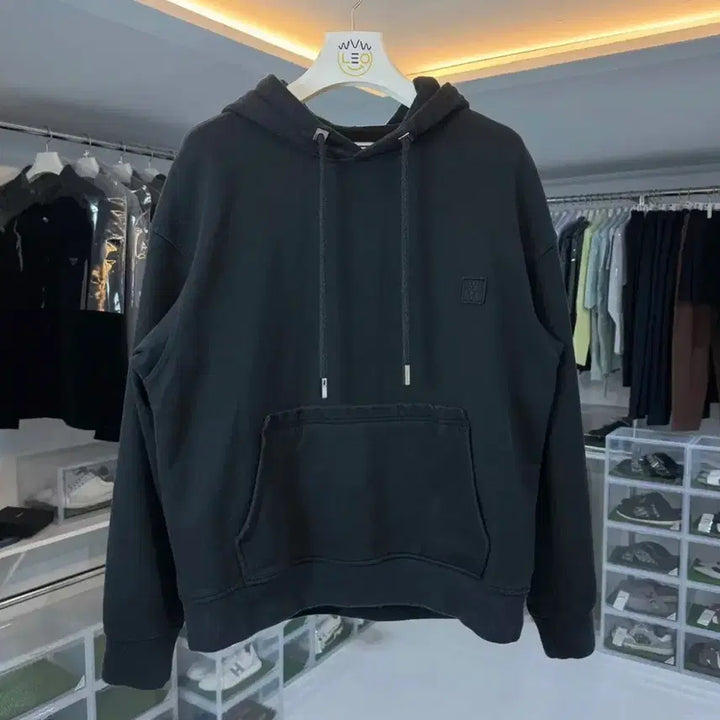 [BUNJANG] Wooyoungmi Flower Back Logo Hoodie / 우영미 플라워 후드티