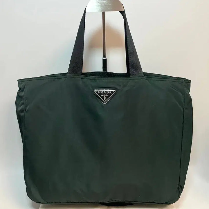 [BUNJANG] Prada Nylon Shopper Bag Shoulder Bag Deep Green / 프라다 나일론 쇼퍼백 숄더백 딥그린