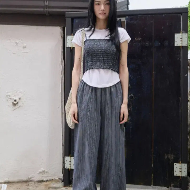 [BUNJANG] Julia Pepe Striped Pants / 줄리아페페 스트라이트 팬츠