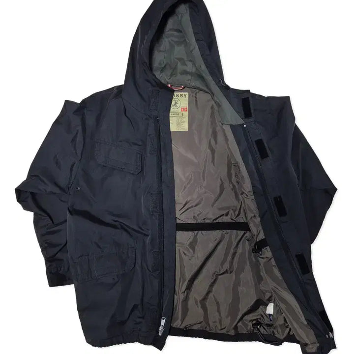 [BUNJANG] 00s Stüssy International NYLTLA Hooded Field Jacket / 00s 스투시 N.Y.L.T.L.A 필드 자켓