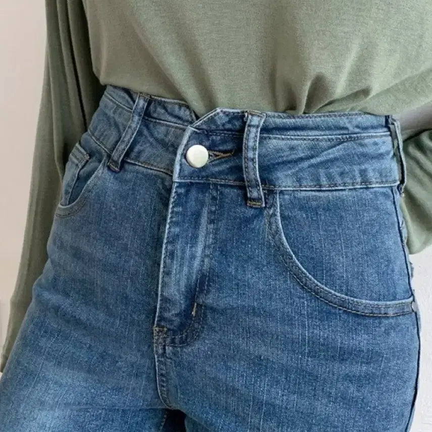 [BUNJANG] High-Waisted Span Skinny Denim Pants XXL / 하이웨스트 스판 스키니 데님팬츠 XXL