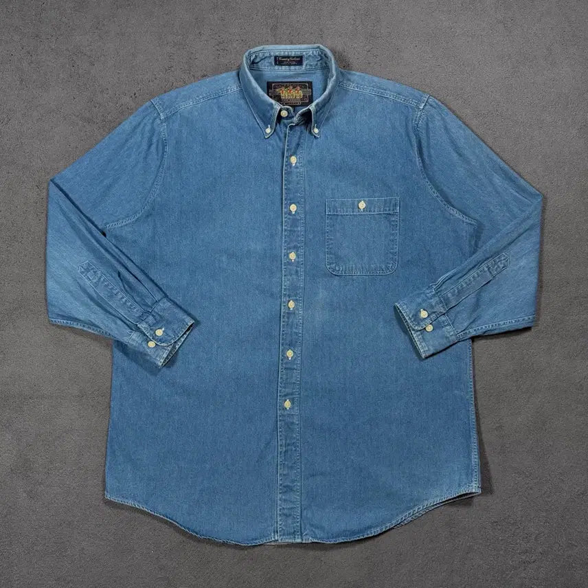 [BUNJANG] 80s Chaps Ralph Lauren Cotton Denim Shirt / 80&