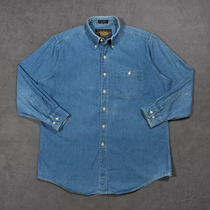 [BUNJANG] 80s Chaps Ralph Lauren Cotton Denim Shirt / 80&