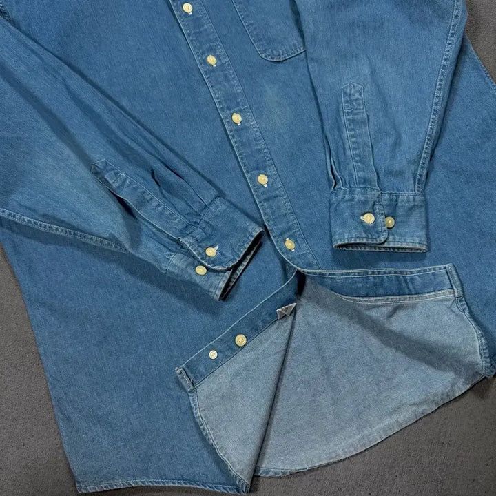 [BUNJANG] 80s Chaps Ralph Lauren Cotton Denim Shirt / 80&