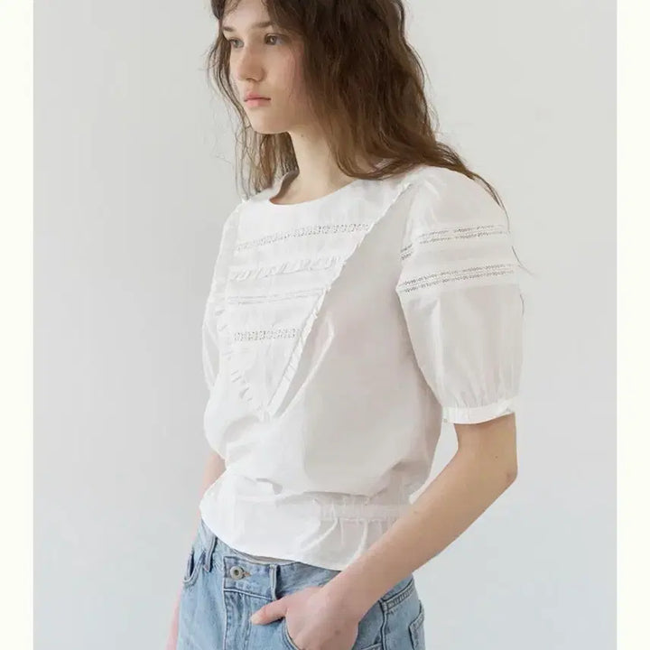 [BUNJANG] Love By Mood Deer Blouse (New) / 러브바이무드 디어 블라우스 (새상품)