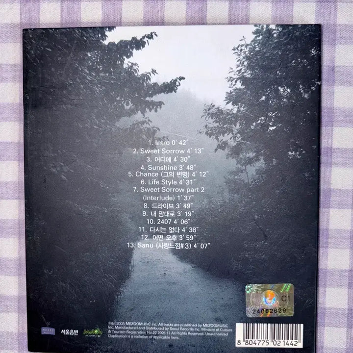 [BUNJANG] Sweet Sorrow 1st Album Sweet Sorrow CD / 스윗소로우 1집 sweet sorrow 앨범 음반 CD