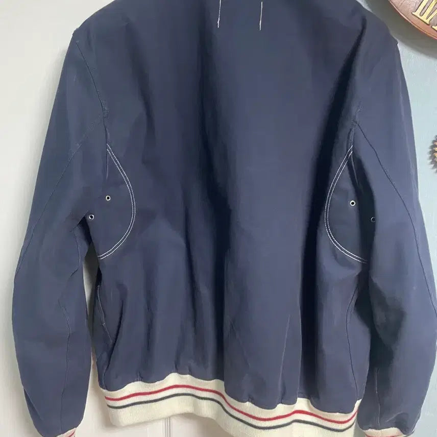[BUNJANG] Dehen 1920 Cotton Varsity Jacket Navy / 데헨 1920 코튼 바시티 자켓 네이비