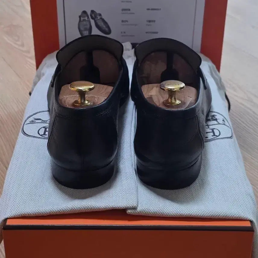 [BUNJANG] Hermès Paris Black Loafers H Buckle Size 270 / 에르메스 파리 블랙 로퍼 H 버클 270 싸이즈 (정품)
