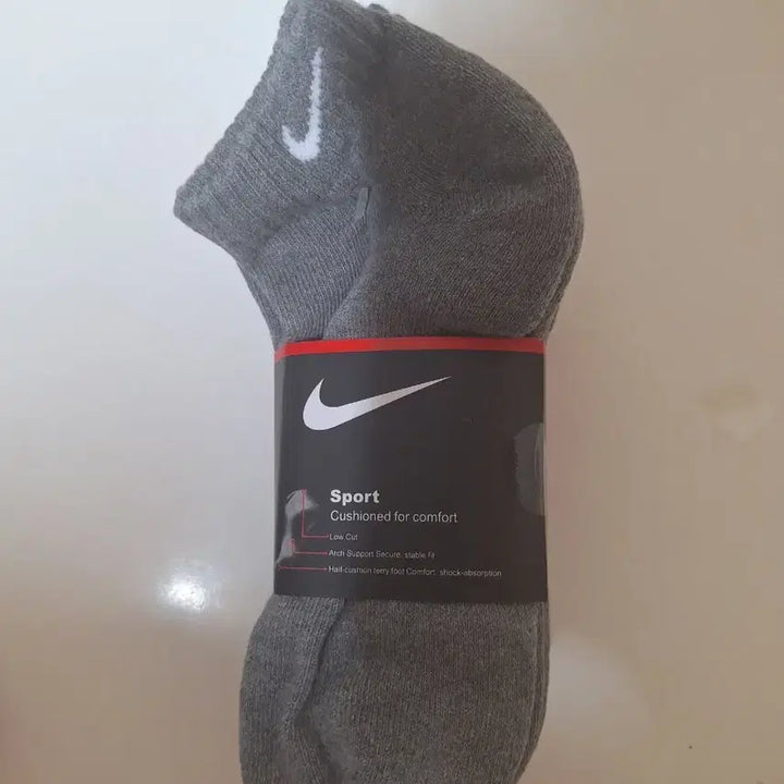 [BUNJANG] Nike Sports Socks (Gray) 8-Pair Bundle / 나이키 스포츠 양말 회색 새상품 총 2묶음 8켤레