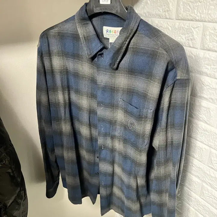 [BUNJANG] DINEUNT Greyeful Dead Checkered Shirt L / 디네댓 그레이트풀데드 콜라보 체크셔츠 L