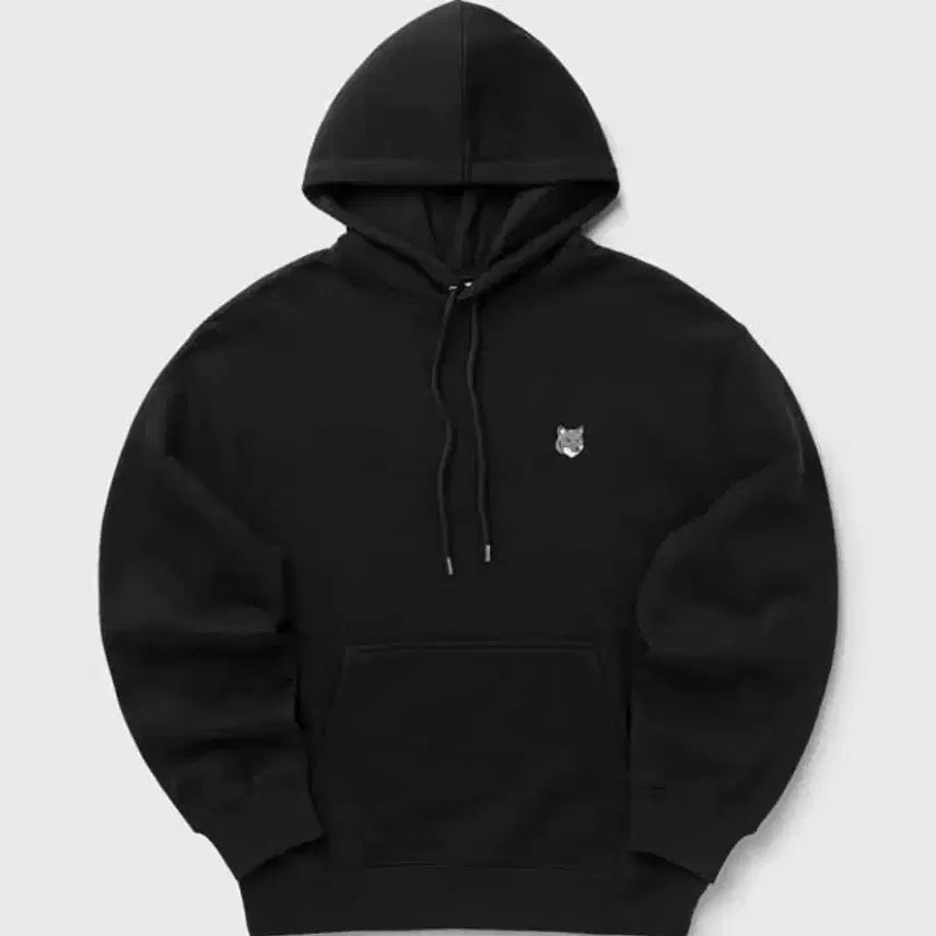 [BUNJANG] Maison Kitsuné Fox Head Black Hoodie S / 메종키츠네 폭스헤드 블랙 후드티 s