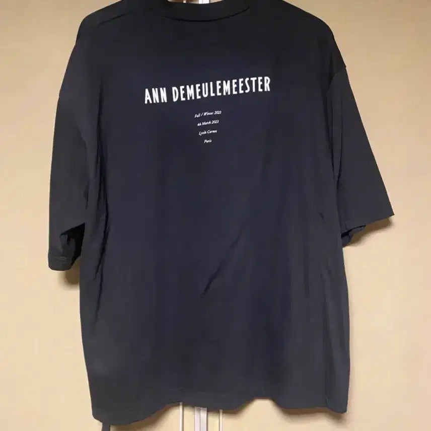 [BUNJANG] Ann Demeulemeester Oversized Short Sleeve T-shirt / 앤 드뮐미스터 오버핏 반팔 티셔츠