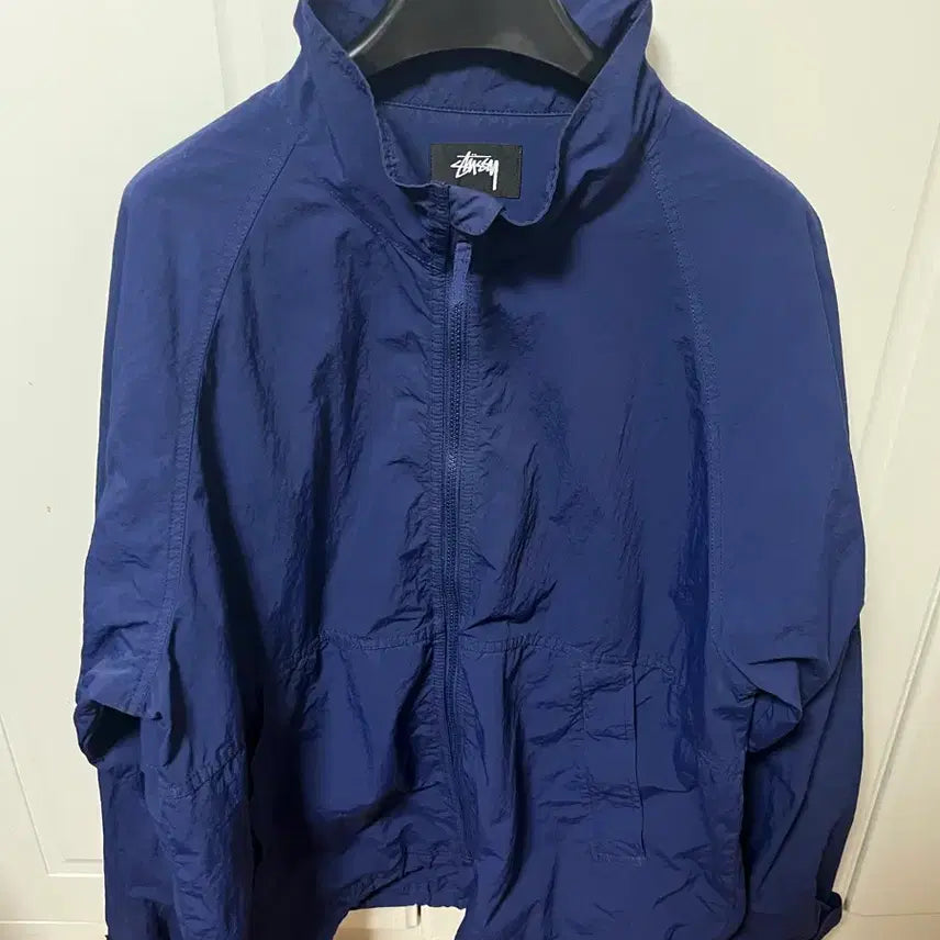 [BUNJANG] Stussy Warm-up Jacket Navy / XL 스투시 웜업 자켓 네이비