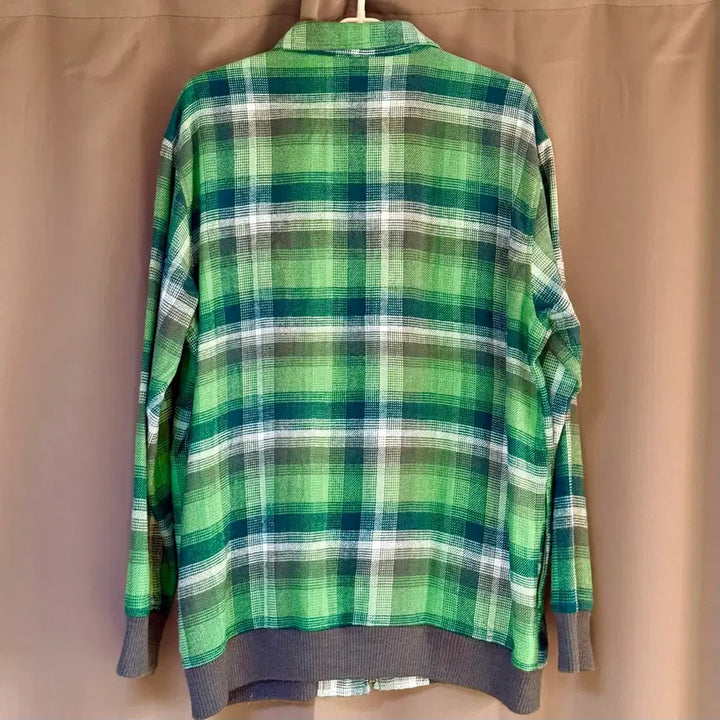 [BUNJANG] Woolrich Green Check Zip-Up Jacket [L] / 울리치 그린체크 집업 자켓 [L]