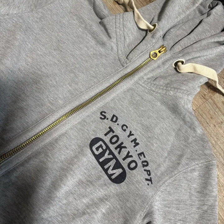 [BUNJANG] Superdry Tokyo Gym Hoodie Gray / 슈퍼드라이 도쿄 GYM 후드집업 그레이