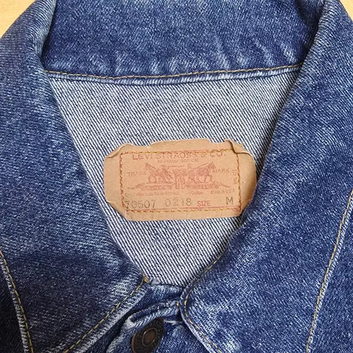 [SOLD OUT] 80s levis 3rd USA 70507-0218 m사이즈