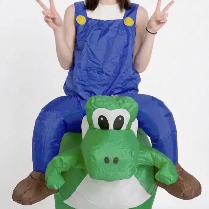 [BUNJANG] Mario &amp; Yoshi Air Suit Costume Rental / 마리오 졸업사진@첫게시 할인중!!!@