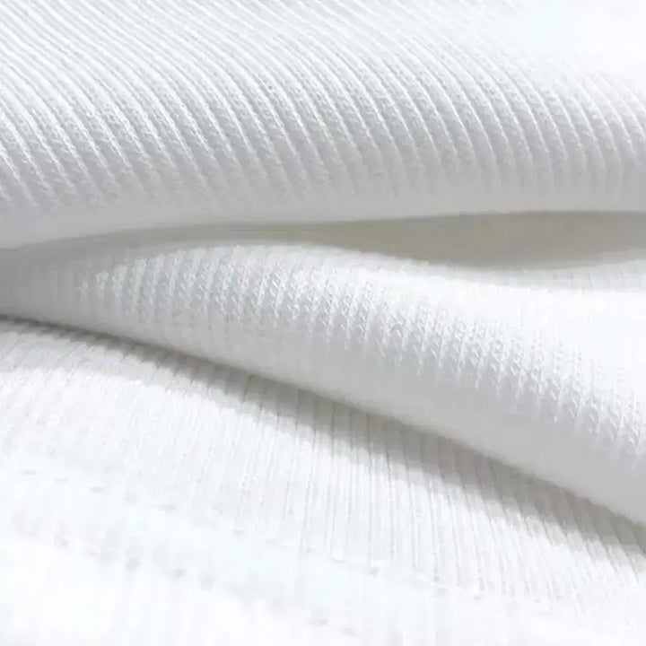 [BUNJANG] Ribbed Button Sleeveless Top Set (White/Black) / 새상품 골지 버튼 나시 (화이트/블랙)세트
