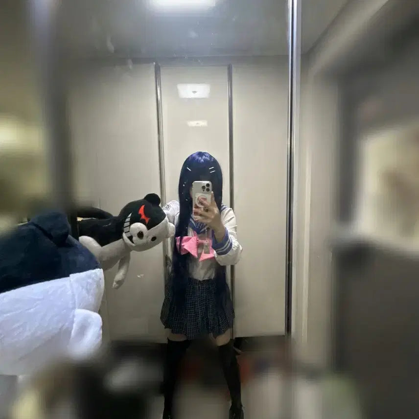 [BUNJANG] 단간론파 마이조노 사야카 교복 갸루 졸업사진 졸사 대여 코스프레 XL / 단간론파 마이조노 사야카 교복 갸루 졸업사진 졸사 대여 코스프레 XL