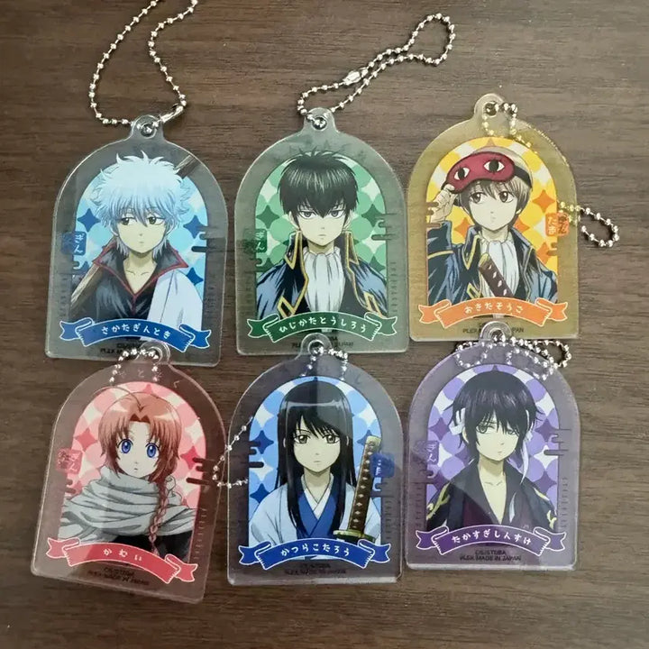 [BUNJANG] Gintama Chibi Childhood Version Acrylic Keychain / 은혼 어린 버전 유년기 치비 아크릴 키링