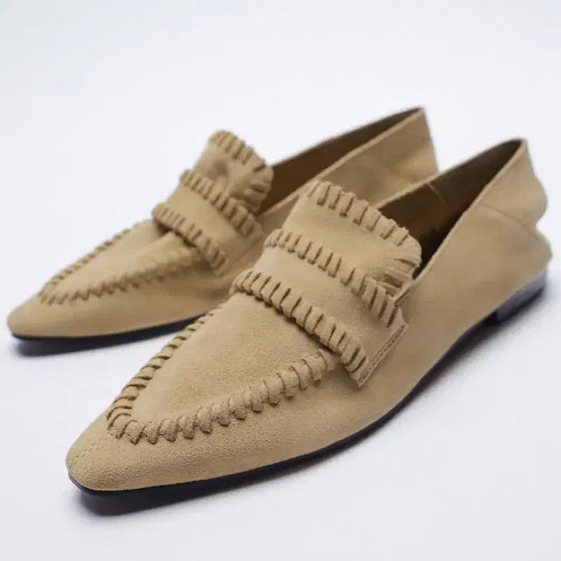 [SOLD OUT] 자라 스웨이드 로퍼 37