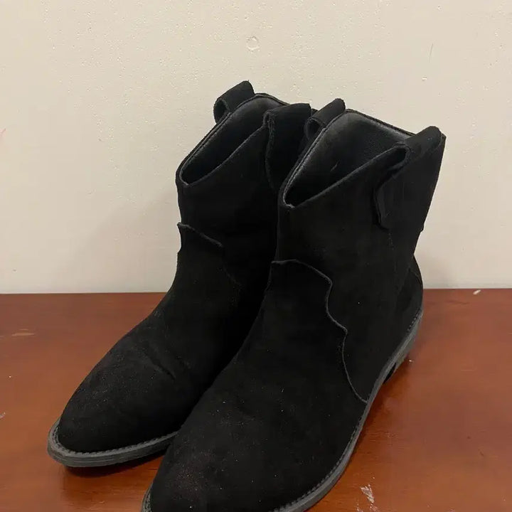 [SOLD OUT] 스웨이드 카우보이 부츠 37