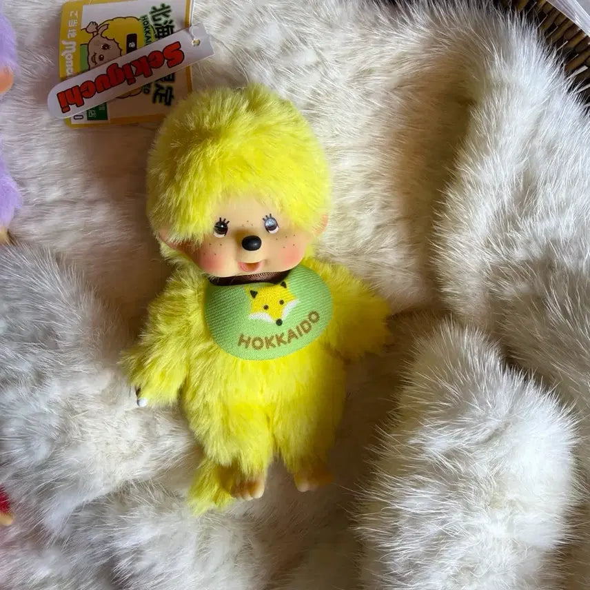 [BUNJANG] Monchhichi Hokkaido Limited Edition Keyring Set / 신상 일본 지역한정 몬치치 키링 훗카이도 라벤더 메론 여우 온천