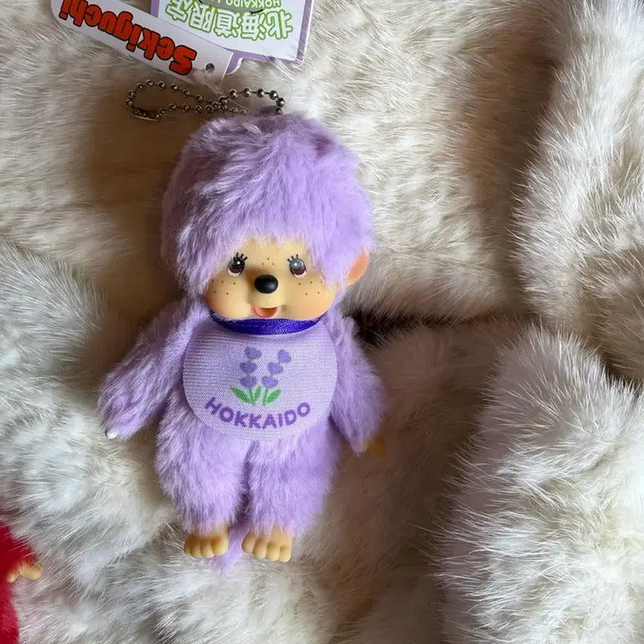 [BUNJANG] Monchhichi Hokkaido Limited Edition Keyring Set / 신상 일본 지역한정 몬치치 키링 훗카이도 라벤더 메론 여우 온천