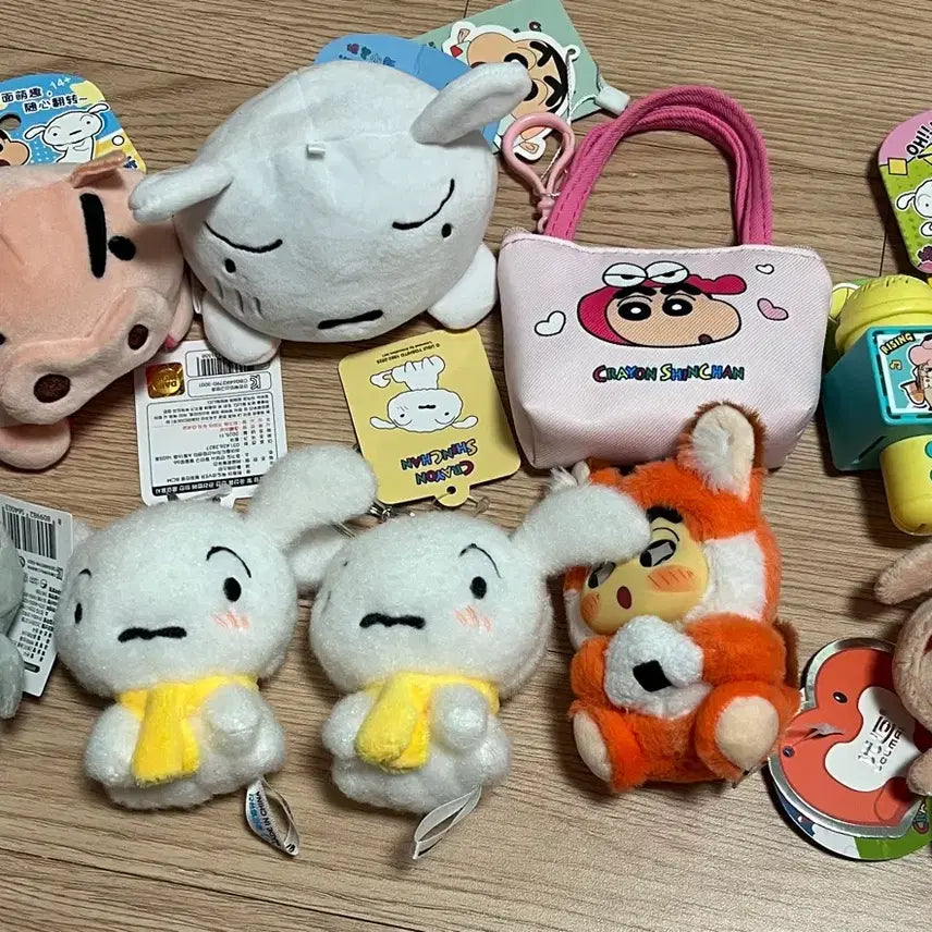 [BUNJANG] Crayon Shin-chan Plush Keychain Collection / 짱구 봉제인형 키링/인형 모음