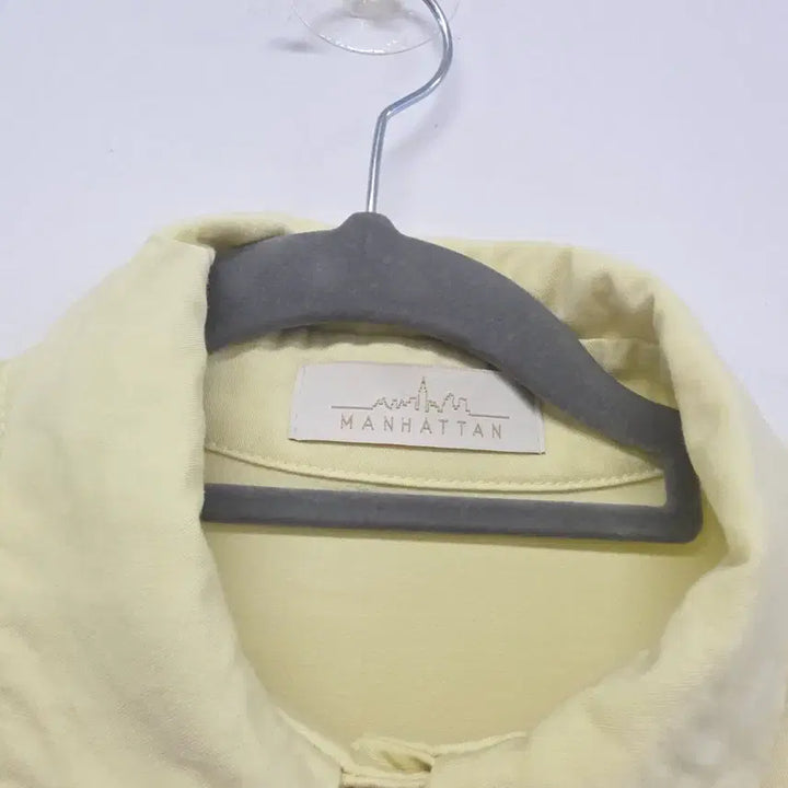 [BUNJANG] Manhattan Yellow Shirt Long Dress / 맨하탄 셔츠형 롱 원피스  F