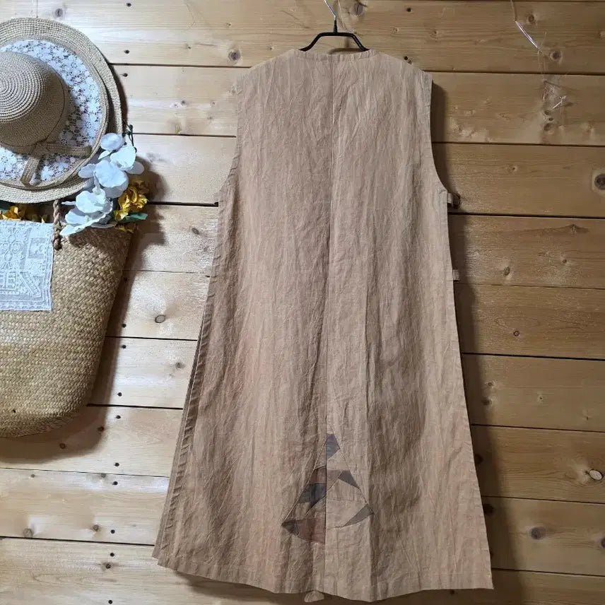 [SOLD OUT] 천연염색 개량조끼. (코사지 코디용입니다