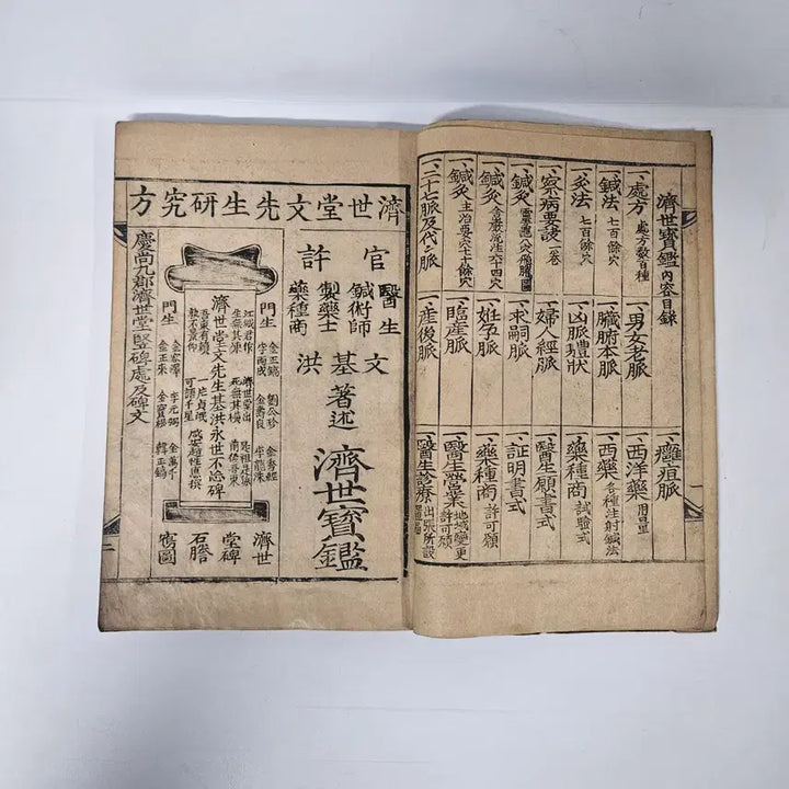 [BUNJANG] Unidentified Je Se Bo Gam 1933 Antique Book / 한의학 고서적 제세보감1933