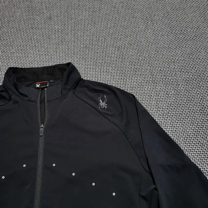 [BUNJANG] Spider Functional Running Zip-up (Black, 2XL) / 스파이더 기능성 러닝 집업 블랙 (2XL)