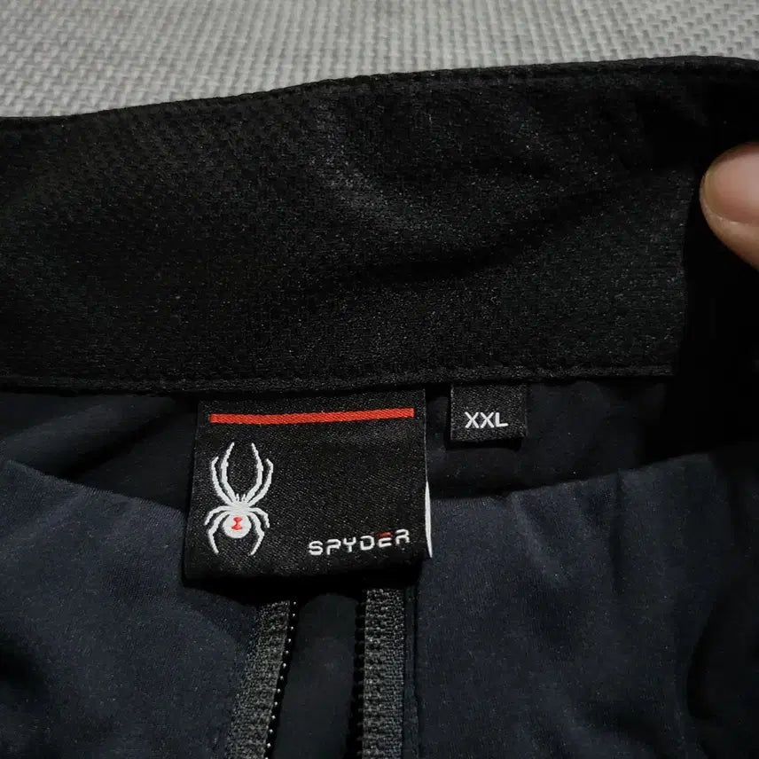 [BUNJANG] Spider Functional Running Zip-up (Black, 2XL) / 스파이더 기능성 러닝 집업 블랙 (2XL)