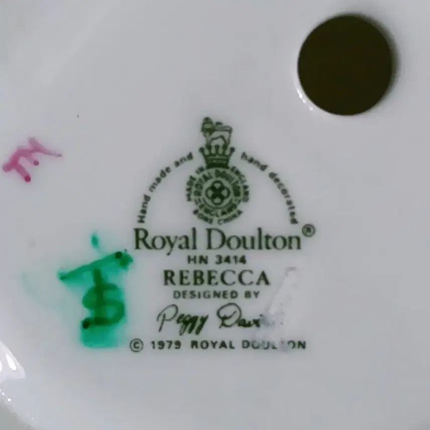 [BUNJANG] Royal Doulton Rebecca Miniature Figurine / 영국 로얄덜튼 미니어처 피겨린
