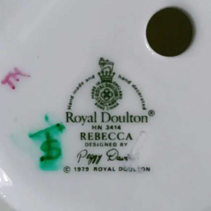 [BUNJANG] Royal Doulton Rebecca Miniature Figurine / 영국 로얄덜튼 미니어처 피겨린