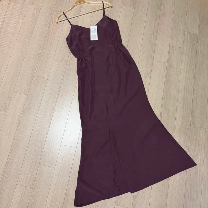 [BUNJANG] Sie Mare Antique Plum Long Slip Dress / 새상품) 시에 sie 마레 슬립 드레스 앤티크플럼 롱나시원피스뷔스티에트임