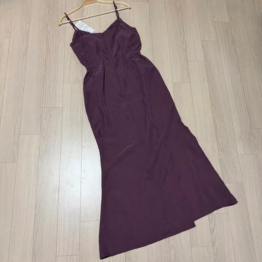 [BUNJANG] Sie Mare Antique Plum Long Slip Dress / 새상품) 시에 sie 마레 슬립 드레스 앤티크플럼 롱나시원피스뷔스티에트임