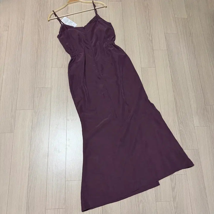 [BUNJANG] Sie Mare Antique Plum Long Slip Dress / 새상품) 시에 sie 마레 슬립 드레스 앤티크플럼 롱나시원피스뷔스티에트임