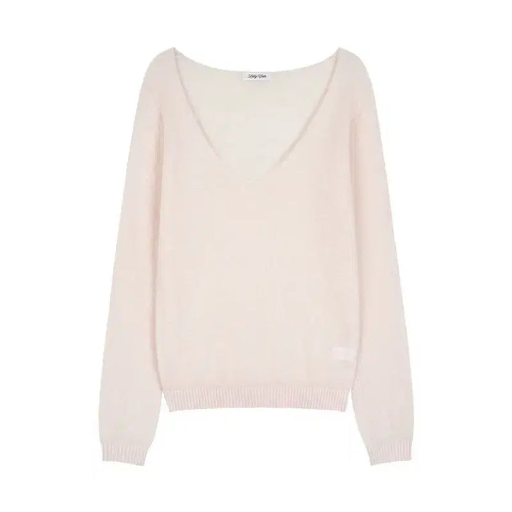 [BUNJANG] Lilykots Blush Knit Pink Top / 릴리코츠 블러쉬 니트 핑크 새상품