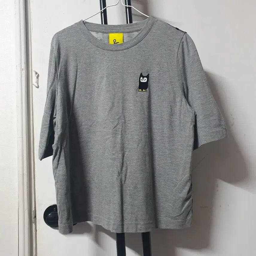 [SOLD OUT] 럭키슈에뜨 반팔 그레이 인견배색 여성66~77