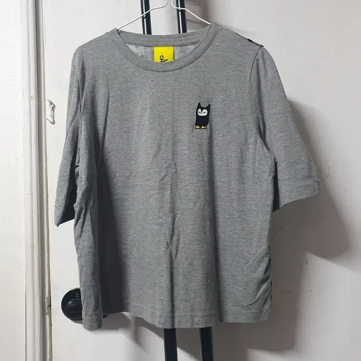 [SOLD OUT] 럭키슈에뜨 반팔 그레이 인견배색 여성66~77