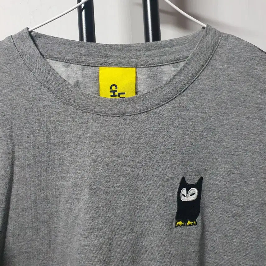 [SOLD OUT] 럭키슈에뜨 반팔 그레이 인견배색 여성66~77