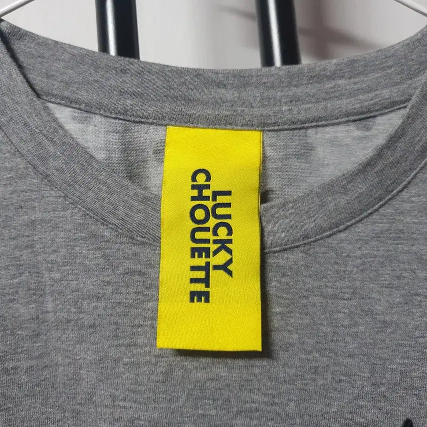 [SOLD OUT] 럭키슈에뜨 반팔 그레이 인견배색 여성66~77