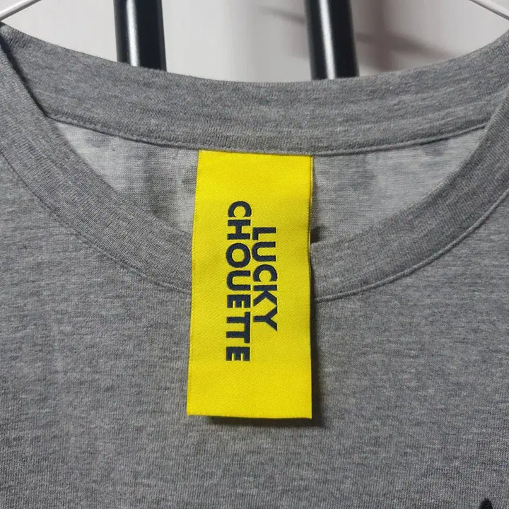 [SOLD OUT] 럭키슈에뜨 반팔 그레이 인견배색 여성66~77